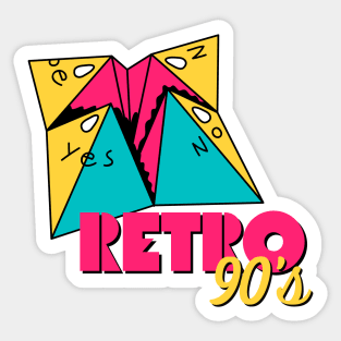 Retro 90’s Style Fashion and Decor Sticker